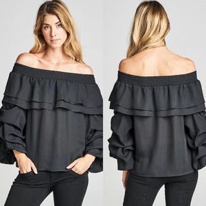 SALE!! Sweet Pea Off The Shoulder Top